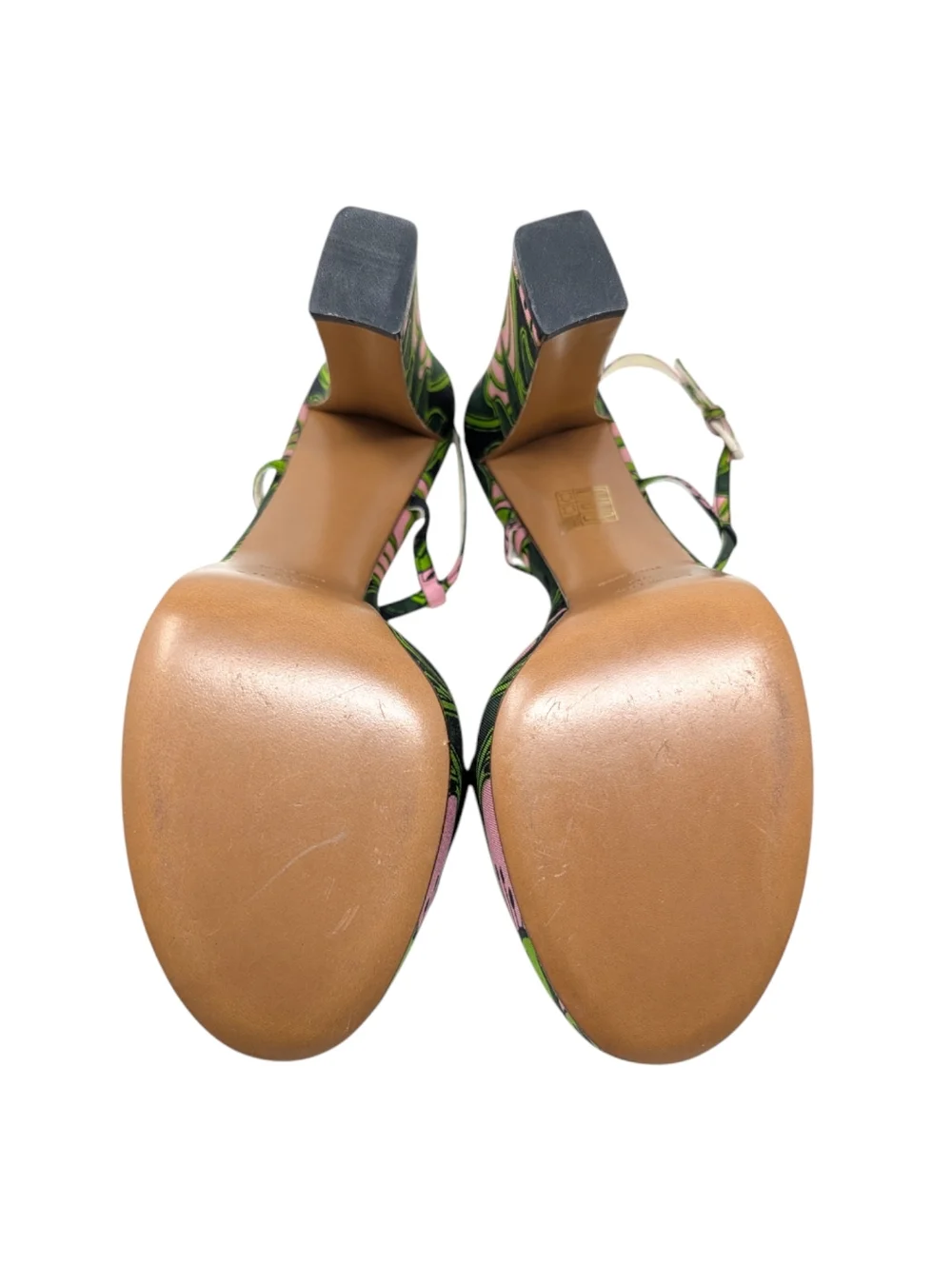 Prada x Holliday & Brown Vintage 2003 Tulip Platform Slingback Sandal 40 | 9.5